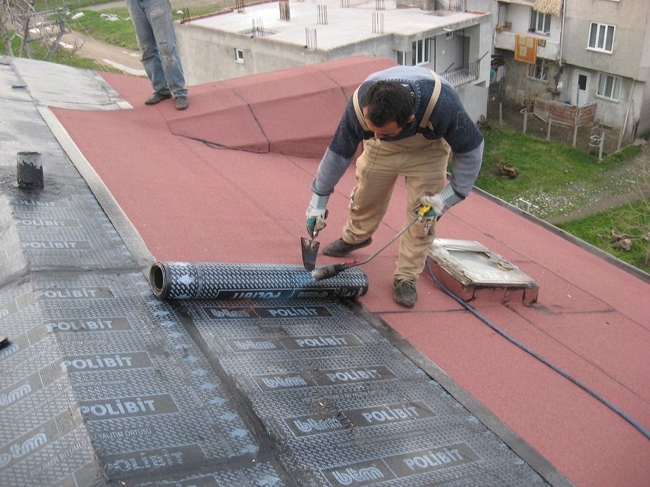 Mithatpaşa EPDM Kauçuk Çatı – düz çatıda arduvazlı bitümlü membran serimi